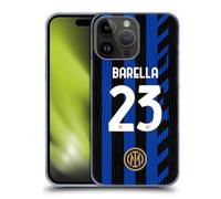 Head Case Designs Officially Licensed Inter Milan Nicolò Barella 2024/25 Players Home Kit Hard Back Case Compatible With Apple iPhone 15 Pro Max
