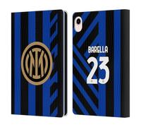 Head Case Designs Officially Licensed Inter Milan Nicolò Barella 2024/25 Players Home Kit Leather Wallet Case Compatible With Apple iPad mini (2021/2024)