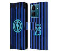 Head Case Designs Officially Licensed Inter Milan Nicolò Barella 2025/26 Players Home Kit Leather Wallet Case Compatible With Xiaomi Redmi 13C 4G