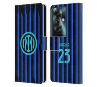 Head Case Designs Officially Licensed Inter Milan Nicolò Barella 2025/26 Players Home Kit Leather Wallet Case Compatible With Oppo Reno11 F 5G / F25 Pro 5G