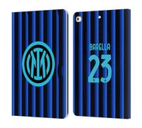 Head Case Designs Officially Licensed Inter Milan Nicolò Barella 2025/26 Players Home Kit Leather Wallet Case Compatible With Apple iPad 9.7 2017 / iPad 9.7 2018