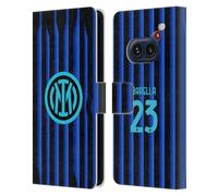 Head Case Designs Officially Licensed Inter Milan Nicolò Barella 2025/26 Players Home Kit Leather Wallet Case Compatible With Nothing Phone (2a)