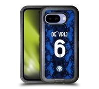 Head Case Designs Officially Licensed Inter Milan Stefan de Vrij 2021/22 Players Home Kit Ultra-Armoured Shockproof Case [Military Grade Protection] Compatible With Google Pixel 9A