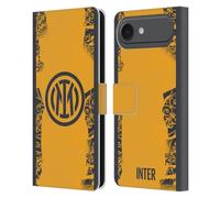 Head Case Designs Officially Licensed Inter Milan Third 2024/25 Crest Kit Leather Wallet Case Compatible With Apple iPhone 17 Air