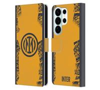 Head Case Designs Officially Licensed Inter Milan Third 2024/25 Crest Kit Leather Wallet Case Compatible With Samsung Galaxy S26 Ultra