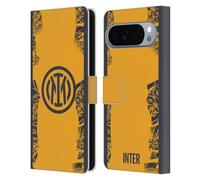 Head Case Designs Officially Licensed Inter Milan Third 2024/25 Crest Kit Leather Wallet Case Compatible With Google Pixel 10 Pro XL