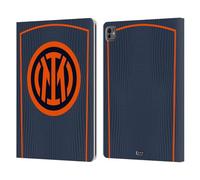 Head Case Designs Officially Licensed Inter Milan Third 2025/26 Crest Kit Leather Wallet Case Compatible With Apple iPad Pro 13 M4 2024