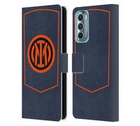 Head Case Designs Officially Licensed Inter Milan Third 2025/26 Crest Kit Leather Wallet Case Compatible With Motorola Moto G Stylus 5G (2022)