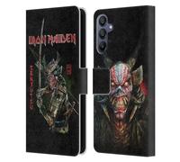 Head Case Designs Officially Licensed Iron Maiden Album Cover Senjutsu Leather Wallet Case Compatible With Samsung Galaxy A15
