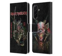Head Case Designs Officially Licensed Iron Maiden Album Cover Senjutsu Leather Wallet Case Compatible With Samsung Galaxy A36 5G