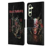 Head Case Designs Officially Licensed Iron Maiden Album Cover Senjutsu Leather Wallet Case Compatible With Samsung Galaxy A54 5G