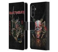 Head Case Designs Officially Licensed Iron Maiden Album Cover Senjutsu Leather Wallet Case Compatible With Samsung Galaxy A13 5G (2021)