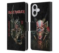 Head Case Designs Officially Licensed Iron Maiden Album Cover Senjutsu Leather Wallet Case Compatible With Apple iPhone 16
