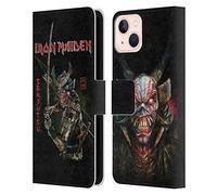 Head Case Designs Officially Licensed Iron Maiden Album Cover Senjutsu Leather Wallet Case Compatible With Apple iPhone 13