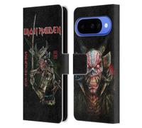 Head Case Designs Officially Licensed Iron Maiden Album Cover Senjutsu Leather Wallet Case Compatible With Google Pixel 10