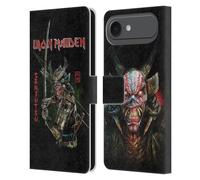 Head Case Designs Officially Licensed Iron Maiden Album Cover Senjutsu Leather Wallet Case Compatible With Apple iPhone 17 Air