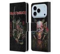 Head Case Designs Officially Licensed Iron Maiden Album Cover Senjutsu Leather Wallet Case Compatible With Apple iPhone 17 Pro