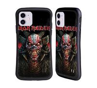 Head Case Designs Officially Licensed Iron Maiden Back Cover Death Snake Senjutsu Hybrid Case Compatible With Apple iPhone 11