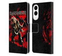 Head Case Designs Officially Licensed Iron Maiden Benjamin Breeg Art Leather Wallet Case Compatible With Samsung Galaxy S25 Edge