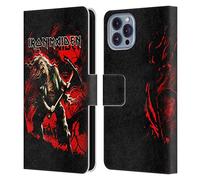 Head Case Designs Officially Licensed Iron Maiden Benjamin Breeg Art Leather Wallet Case Compatible With Apple iPhone 14