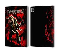 Head Case Designs Officially Licensed Iron Maiden Benjamin Breeg Art Leather Wallet Case Compatible With Apple iPad Pro 12.9 2020/2021/2022