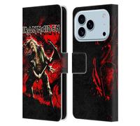 Head Case Designs Officially Licensed Iron Maiden Benjamin Breeg Art Leather Wallet Case Compatible With Apple iPhone 17 Pro