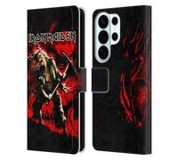 Head Case Designs Officially Licensed Iron Maiden Benjamin Breeg Art Leather Wallet Case Compatible With Samsung Galaxy S26 Ultra