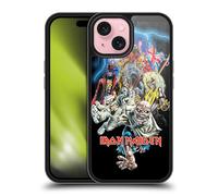 Head Case Designs Officially Licensed Iron Maiden Best Of Beast Art Gel Armour Case [Military Grade Protection] Compatible With Apple iPhone 15