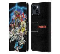 Head Case Designs Officially Licensed Iron Maiden Best Of Beast Art Leather Wallet Case Compatible With Apple iPhone 15