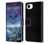 Head Case Designs Officially Licensed Iron Maiden Brave New World Album Covers Leather Wallet Case Compatible With Apple iPhone 16e / iPhone 17e