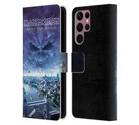 Head Case Designs Officially Licensed Iron Maiden Brave New World Album Covers Leather Wallet Case Compatible With Samsung Galaxy S22 Ultra 5G