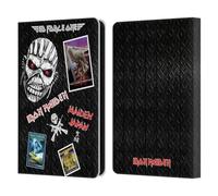 Head Case Designs Officially Licensed Iron Maiden Collage Graphics Leather Wallet Case Compatible With Amazon Kindle 11th Gen (2024)