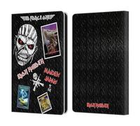 Head Case Designs Officially Licensed Iron Maiden Collage Graphics Leather Wallet Case Compatible With Amazon Kindle Paperwhite 6