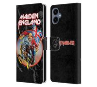 Head Case Designs Officially Licensed Iron Maiden England Tours Leather Wallet Case Compatible With Samsung Galaxy A06 4G / 5G