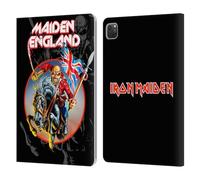 Head Case Designs Officially Licensed Iron Maiden England Tours Leather Wallet Case Compatible With Apple iPad Pro 11 2020/2021 / 2022