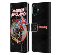 Head Case Designs Officially Licensed Iron Maiden England Tours Leather Wallet Case Compatible With Samsung Galaxy A07