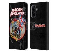 Head Case Designs Officially Licensed Iron Maiden England Tours Leather Wallet Case Compatible With Samsung Galaxy A17 4G / 5G