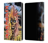 Head Case Designs Officially Licensed Iron Maiden First Art Leather Wallet Case Compatible With Amazon Fire 7 2022