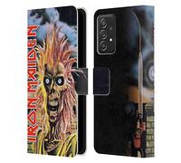 Head Case Designs Officially Licensed Iron Maiden First Art Leather Wallet Case Compatible With Galaxy A52 / A52s / 5G (2021)