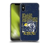 Head Case Designs Officially Licensed Iron Maiden FOTD Distressed Key Art Gel Case [Military Grade Protection] Compatible with Apple iPhone X/iPhone XS and Compatible with MagSafe