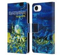 Head Case Designs Officially Licensed Iron Maiden Live After Death Tours Leather Wallet Case Compatible With Apple iPhone 16e / iPhone 17e