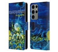 Head Case Designs Officially Licensed Iron Maiden Live After Death Tours Leather Wallet Case Compatible With Samsung Galaxy S23 Ultra 5G
