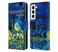 Head Case Designs Officially Licensed Iron Maiden Live After Death Tours Leather Wallet Case Compatible With Samsung Galaxy S22 5G
