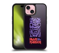 Head Case Designs Officially Licensed Iron Maiden Logo Key Art Gel Armour Case [Military Grade Protection] Compatible With Apple iPhone 15