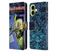 Head Case Designs Officially Licensed Iron Maiden No Prayer Album Covers Leather Wallet Case Compatible With Apple iPhone 17