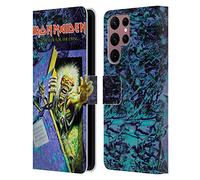 Head Case Designs Officially Licensed Iron Maiden No Prayer Album Covers Leather Wallet Case Compatible With Samsung Galaxy S22 Ultra 5G