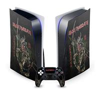 Head Case Designs Officially Licensed Iron Maiden Senjutsu Album Cover Graphic Art Vinyl Faceplate Gaming Skin Decal Compatible With Sony PlayStation 5 PS5 Disc Edition Console & DualSense Controller