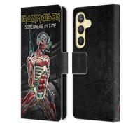 Head Case Designs Officially Licensed Iron Maiden Somewhere Album Covers Leather Wallet Case Compatible With Samsung Galaxy S24 5G