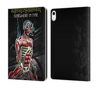 Head Case Designs Officially Licensed Iron Maiden Somewhere Album Covers Leather Wallet Case Compatible With Apple iPad 10.9 2022/2025