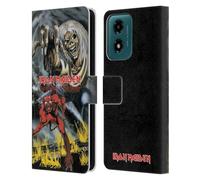 Head Case Designs Officially Licensed Iron Maiden The Number Of The Beast Graphics Leather Book Wallet Case Cover Compatible With Motorola Moto G04/G04s/G24 4G